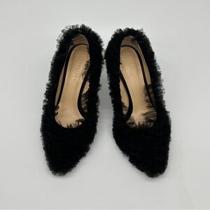 Selezza London Tulle Pumps in Midnight